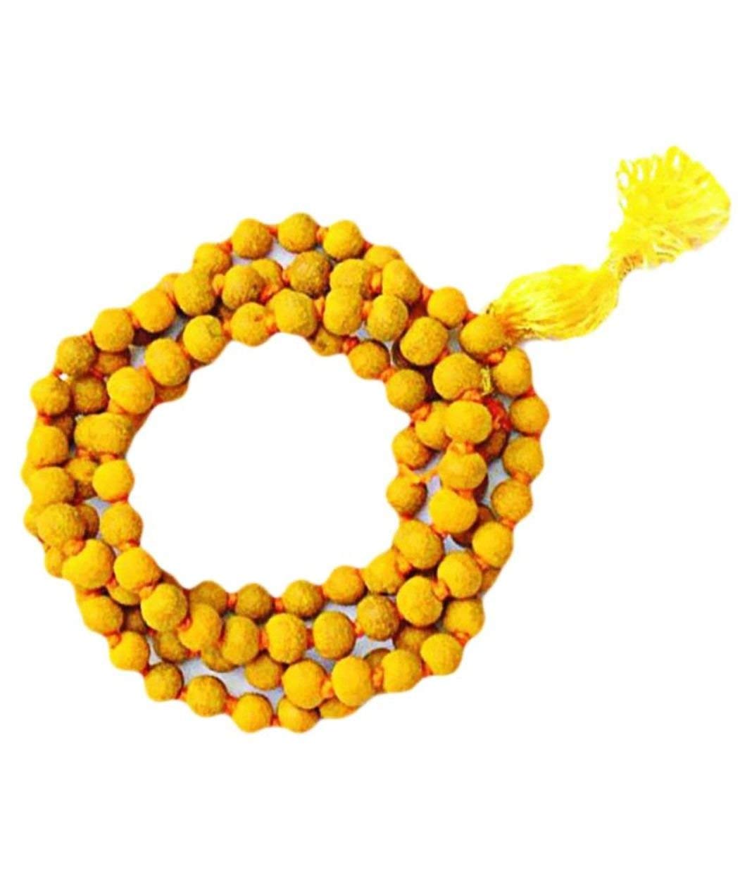 100% ORIGINAL TURMERIC MALA (HALDI MALA) (108+1) BEADS - Image 2