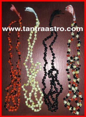 Energized Gunja Mala, गुंजा माला, Chirmi Seeds Mala Mix Red+White+Black