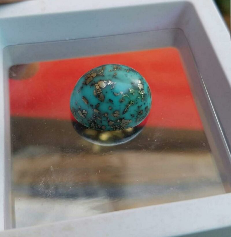 AAA Quality Iran Nishapuri Energized Pyrite Firoza Turquoise, Sona Maki wala Firoza (सोना मक्की वाला फिरोज़ा) Natural + Original Guaranteed