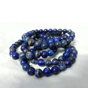LAB CERTIFIED AAA QUALITY NATURAL & ENERGIZE LAPIS LAZULI BRECLET, LAJWART BRECLET (लाजवर्त ब्रेसलेट) 8MM SIZE