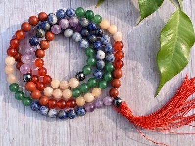 7 Chakra Mala Necklace 108 Prayer Beads Meditation Mala Beads - Etsy
