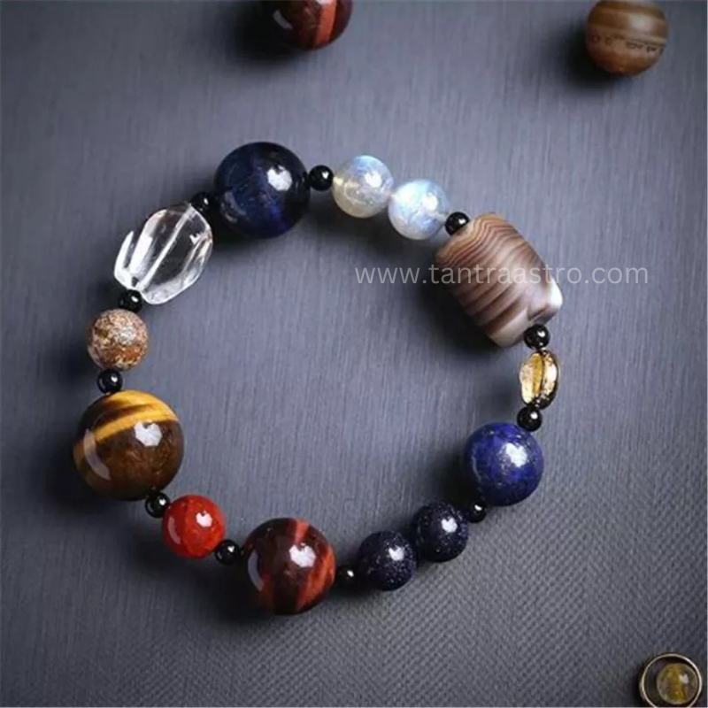 Premium Quality Natural & Energized Universe Astronomy Solar System Planet Galaxy Space Bracelet - Image 4