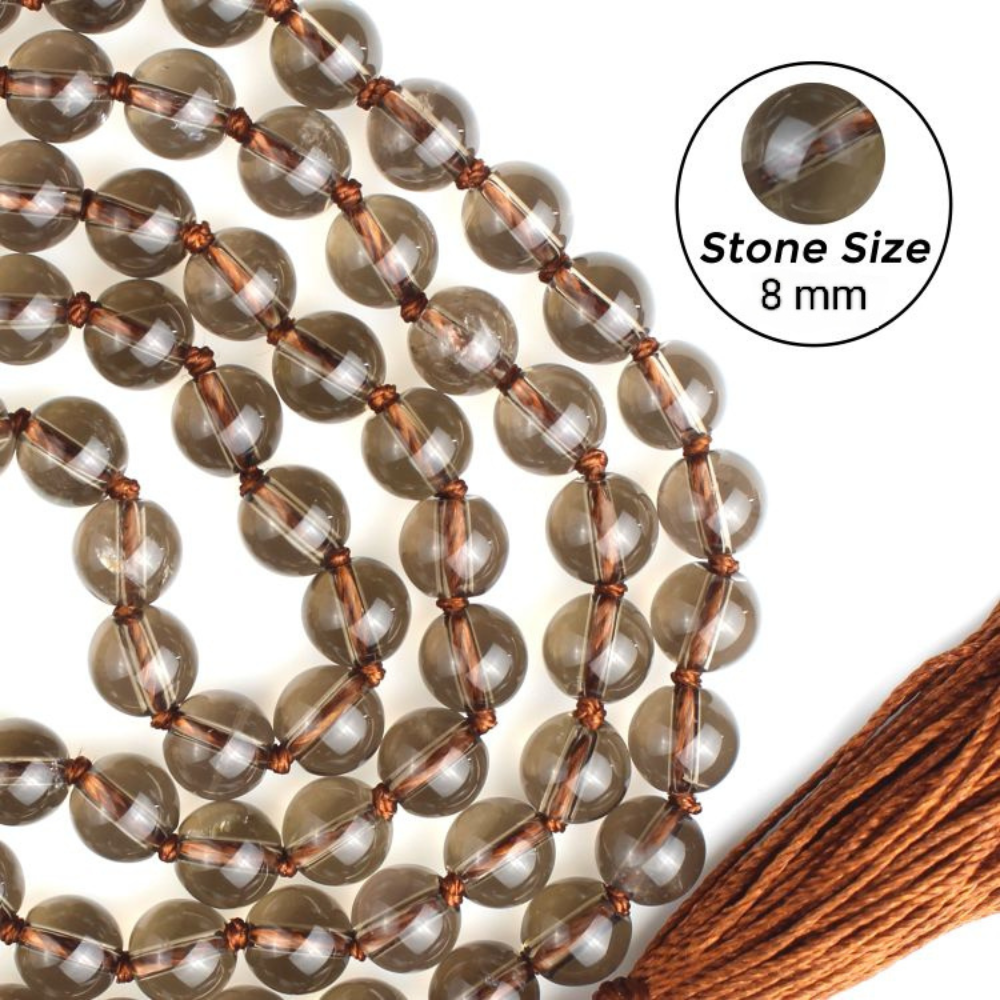 Smoky Quartz mala