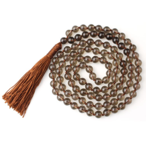 Smoky Quartz stone mala
